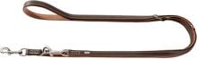 Guinzaglio HUNTER Porto, regolabile, marrone scuro/cognac, 20 mm/200 cm