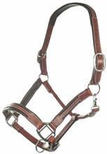 HKM Cavezza in cuoio morbido, marrone, warmblood