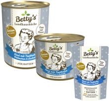 Bettys Landhausküche Cat Nassfutter Senior mit Rind, Truthahn & Möhrchen