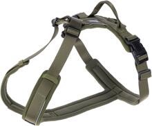 KERBL Pet Dallas Dog Harness, olive, 25 mm x 62–85 cm