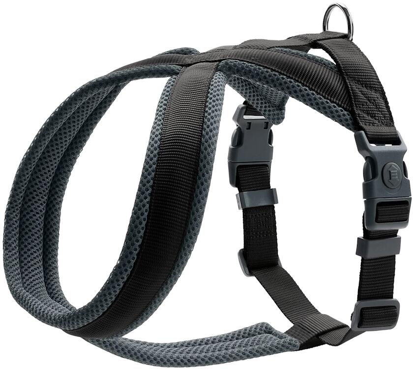 HUNTER London Comfort Hundegeschirr, schwarz, S-M/2