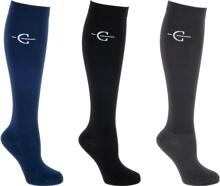 Covalliero Calze da equitazione da competizione, confezione da 3 pezzi