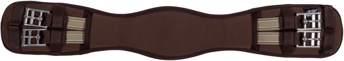 HKM Memory Foam Dressurgurt mit Elastik, braun, 55cm
