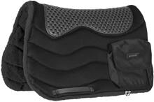 Gualdrappa da trekking Burioni con tasche, TT/Pile HD + Piuma Pad, nera