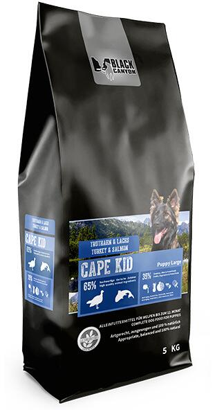 Black Canyon Cape Kid Puppy Large Trockenfutter mit Truthahn & Lachs  PetPoint Charly