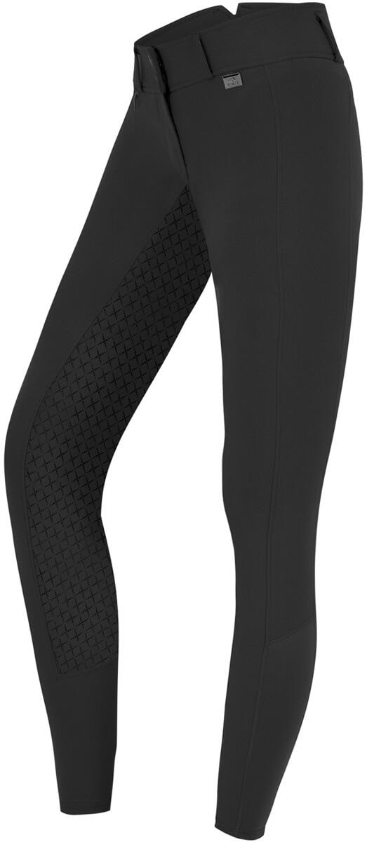 ELT Micro Sport Silikon High Waist Kinder Reithose, schwarz, 176