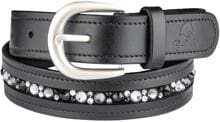 Cintura in pelle ELT Jewel, nera