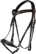 HKM Carolin Snaffle, brown, warmblood