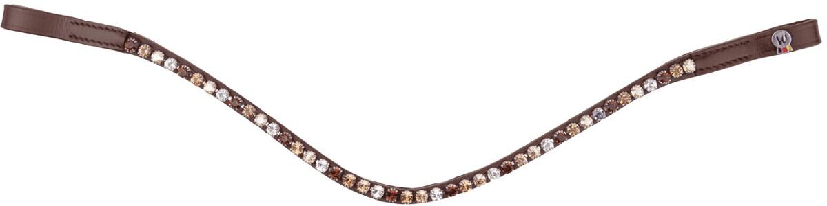 Waldhausen X-Line Glam Stirnband, braun, braun/gold/beige/silber, XWB