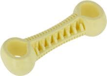 Manubrio per animali domestici KERBL, TPE, grande, giallo, 18,9 x 6 x 4 cm