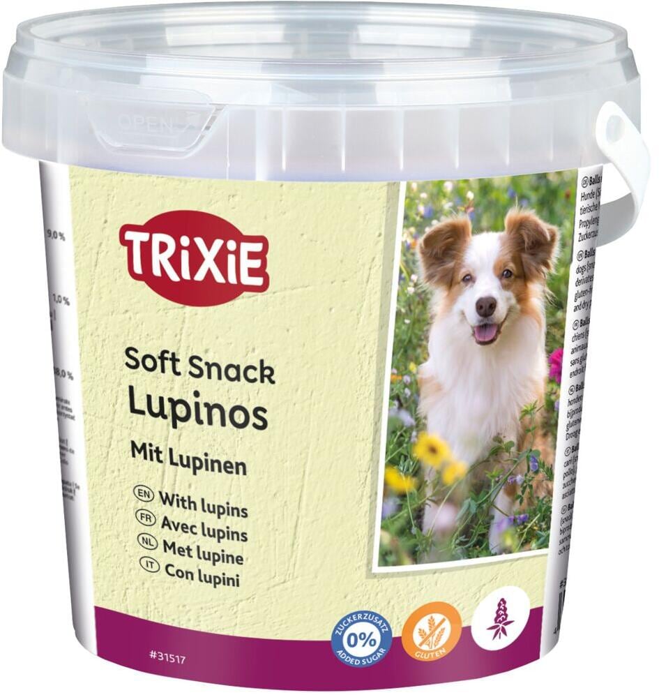 Trixie Soft Snack Lupinos mit Lupinen, glutenfrei, 500g