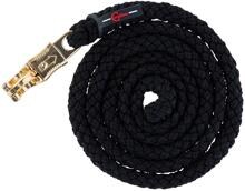 Corda di piombo Covalliero TopLine, nera, con gancio antipanico
