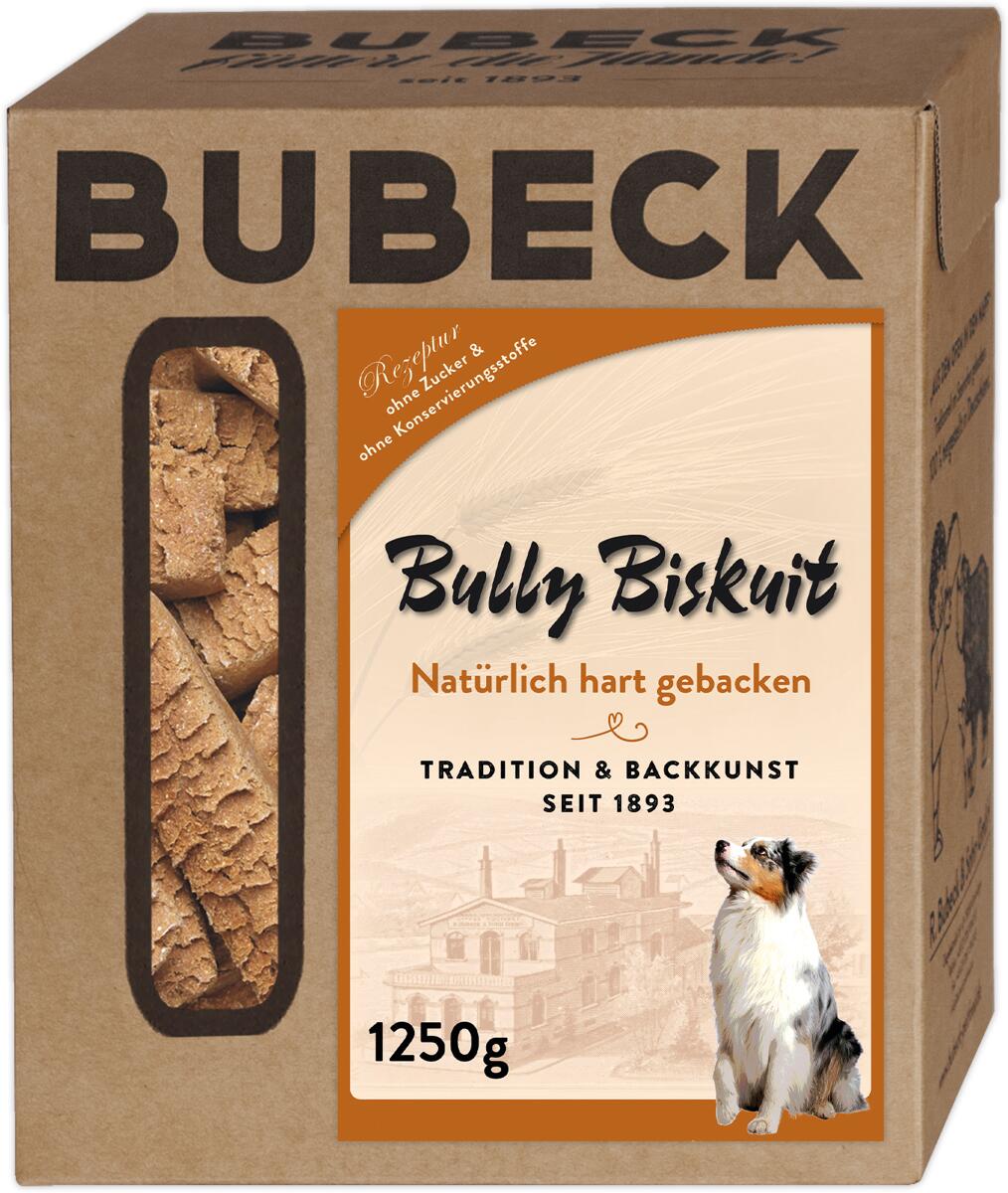 Bubeck Bully Biskuit Hundekuchen, 1,25kg