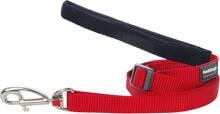 Guinzaglio Red Dingo Plain, regolabile, rosso, taglia S, 180x1,5 cm