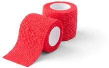 KRUUSE Vet-Flex Bandage, rot, 5cmx4,5m, 10 Stück