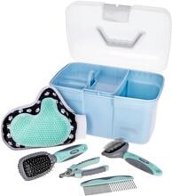 KERBL Pet Care Box, filled, blue, 30x20x19cm