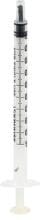 Siringa monouso KRUUSE, centrica, a 3 componenti, attacco Luer, 1 ml