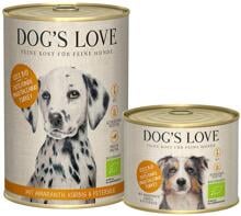 DOGS LOVE Bio Nassfutter mit Pute