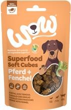 WOW Superfood Soft Cubes | mit Pferd & Fenchel | 150g Hundesnacks