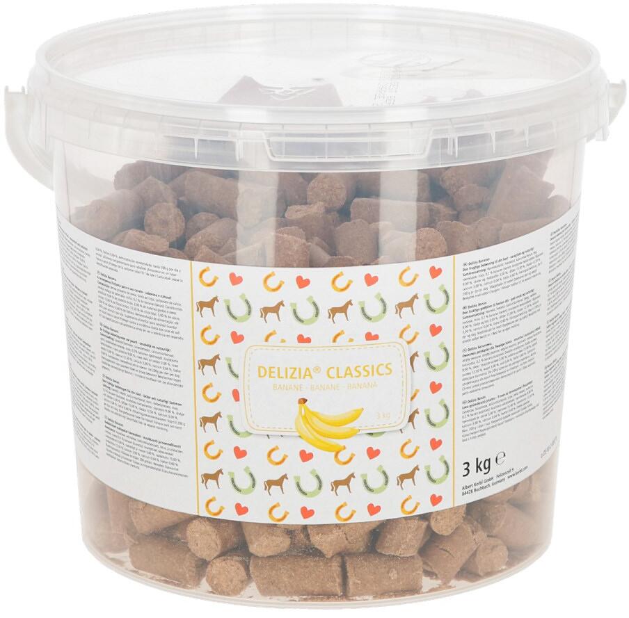 KERBL Delizia Classics Belohnungswürfel, Banane, 3kg