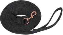 Waldhausen Rosé Longierleine, schwarz