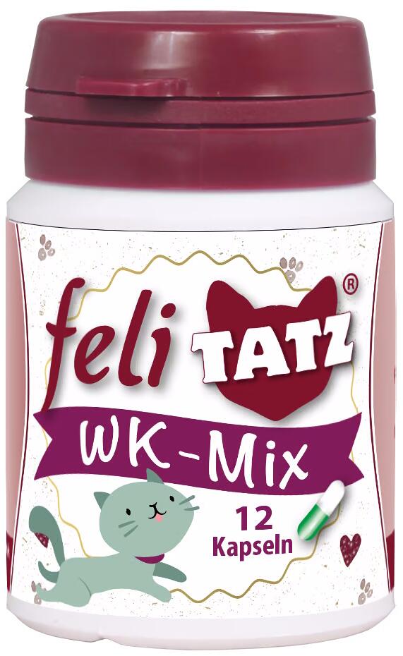 cdVet feliTATZ WK-Mix Ergänzungsfutter, Kapseln, 12 Stück