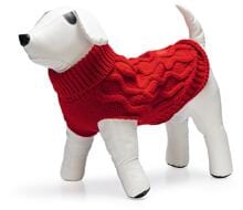 beeztees Marie Hundepullover, rot, 40cm