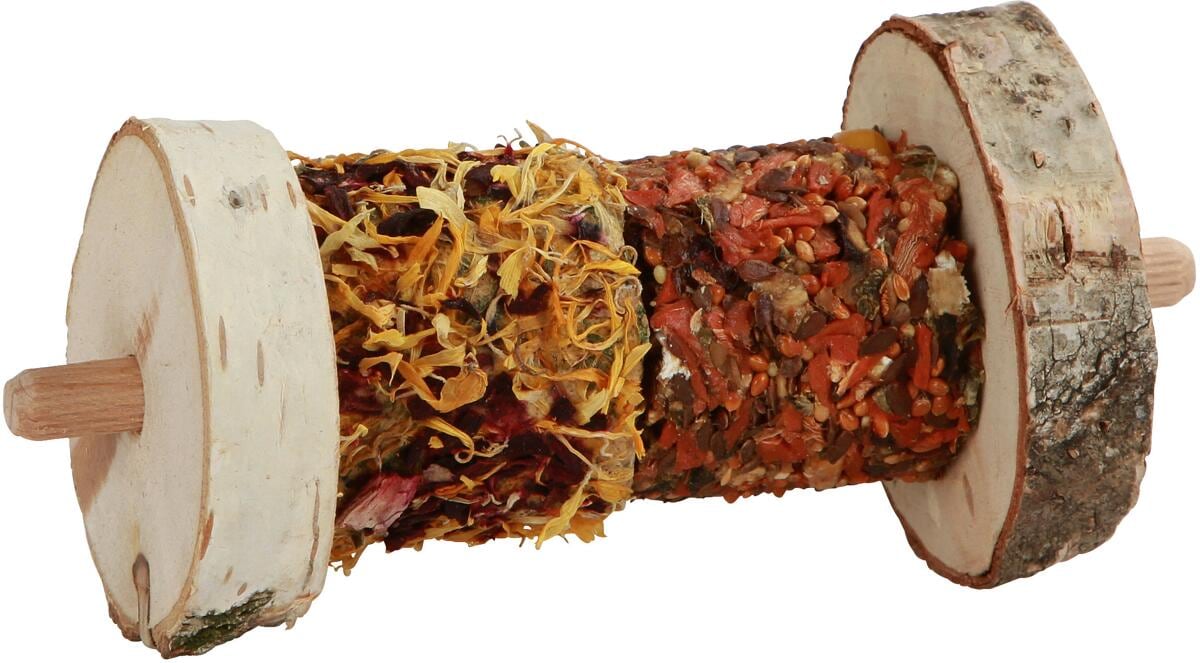 KERBL Pet Native Snacks Rollbuffet auf Holzspieß, 100g