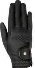 HKM Grip Style Reithandschuhe mit Fleecefutter, schwarz, XXL