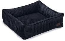 Designed By Lotte Ribbed lounger bed, anthracite, 65x60x20cm