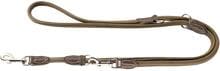 Guinzaglio da caccia HUNTER Round & Soft, regolabile, color oliva, 6 mm/200 cm