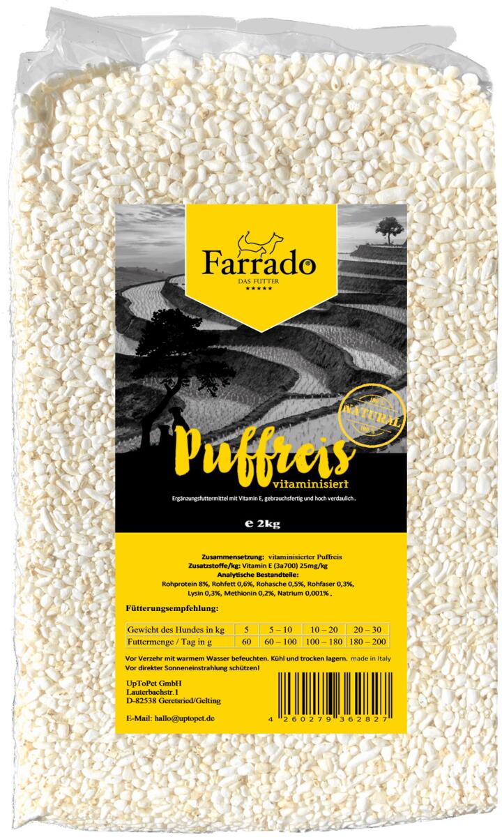 Farrado Puffreis Ergänzungsfutter, 2kg