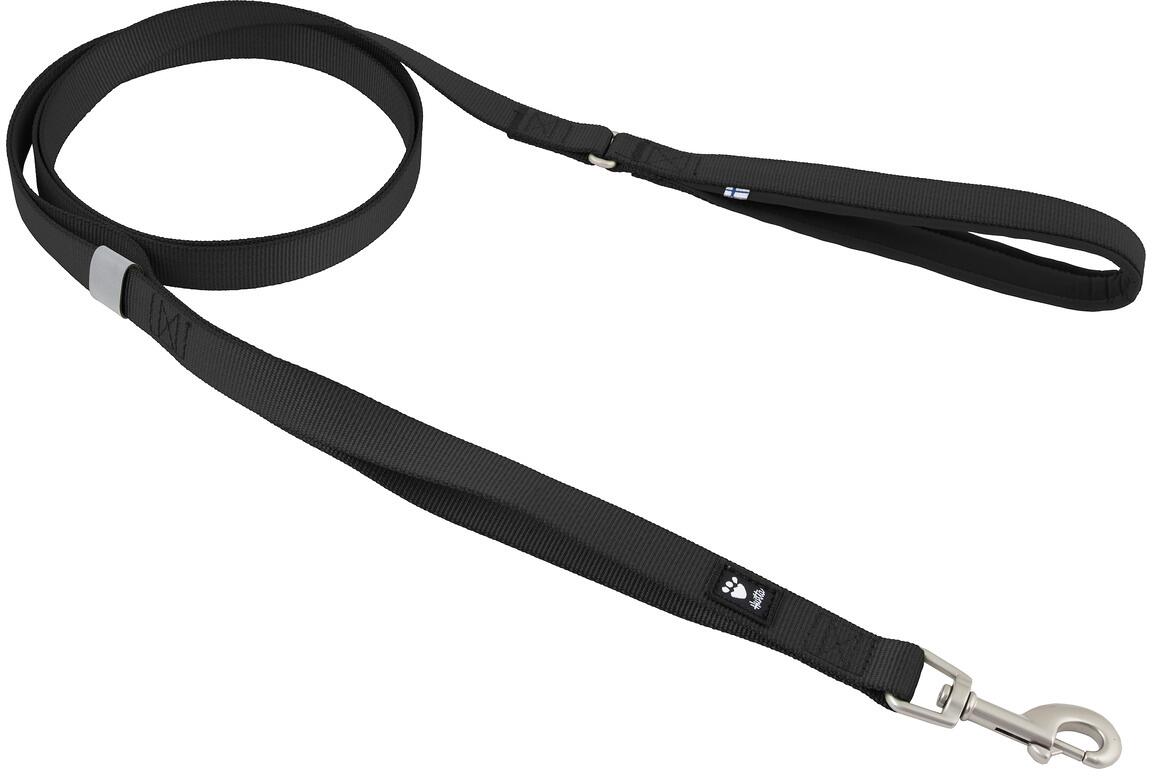 Hurtta Weekend Warrior Standard Hundeleine, raven, 180cm/20mm