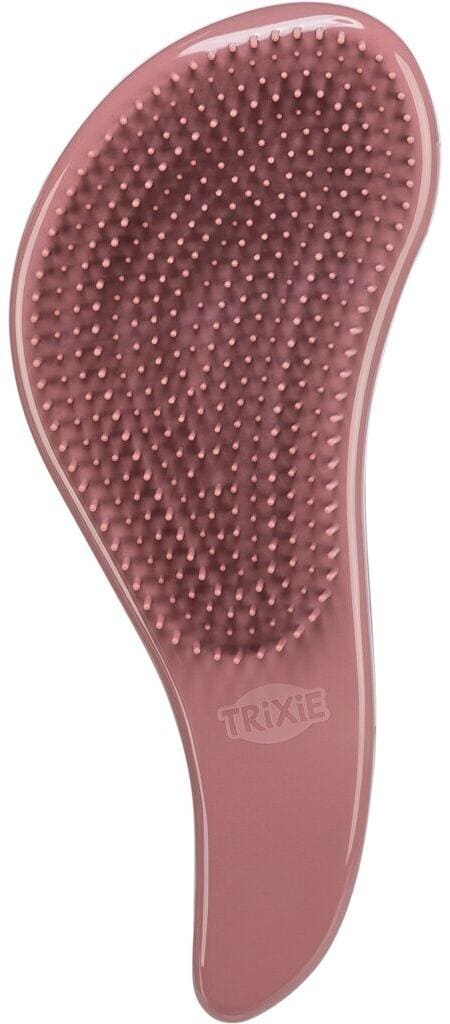 Trixie Softbürste, 19cm, dunkelgrau/altrosa
