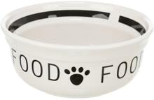 Ciotola Trixie "Food", ceramica, 1,6L/ø20cm, bianco/nero