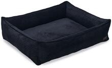 Designed By Lotte Ribbed lounger bed, anthracite, 95x80x23cm