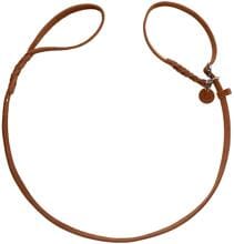 Guinzaglio per retriever HUNTER Solid Education, color cognac, 18 mm/170 cm