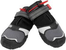Kurgo Blaze Cross dog shoes, black/grey, L, 2 pairs