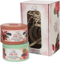 HKM Lolly Lick Leckstein Set, Hagebutte/Apfel, 2 Stück