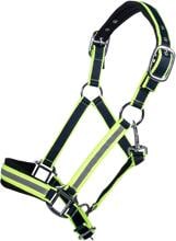 HKM Reflective halter, neon yellow, warmblood