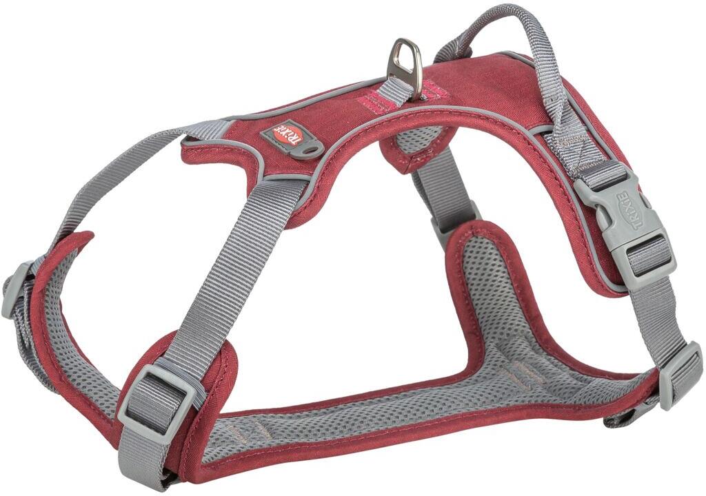 Trixie Premium Active Geschirr, sangria, L-XL, 74-100cm/25mm