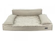 Nobby Nuka Orthopädisches Komfortsofa eckig, beige, 92x65x10cm