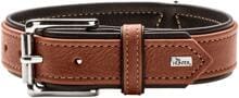 Collare HUNTER Canadian Up, cognac/nero, taglia S, 45 cm