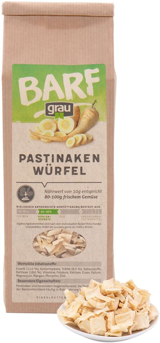 GRAU Pastinaken Würfel | Ergänzungsfutter | 150 g