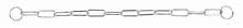 Collare a catena Trixie, maglia lunga, L, 50 cm/3,0 mm