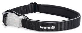 beeztees Parinca Premium Halsband, schwarz, 50-55x2,5cm