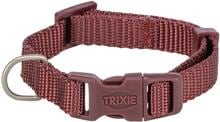 Collare Trixie Premium, sangria, XXS-XS, 15-25cm/10mm