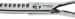 Ibanez Diamond Rondine Modellierschere, gebogen, 18cm