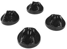 Disc-O-Bed Foot Pads Bodenschutz, 4er Set
