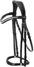 Schockemöhle SP Pisa snaffle, nero/argento
